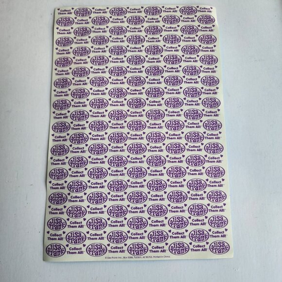 Lisa Frank Girls Kittens Roxi Rollie Spotty Dotty Hunter Large Valentine's... - Picture 2 of 2